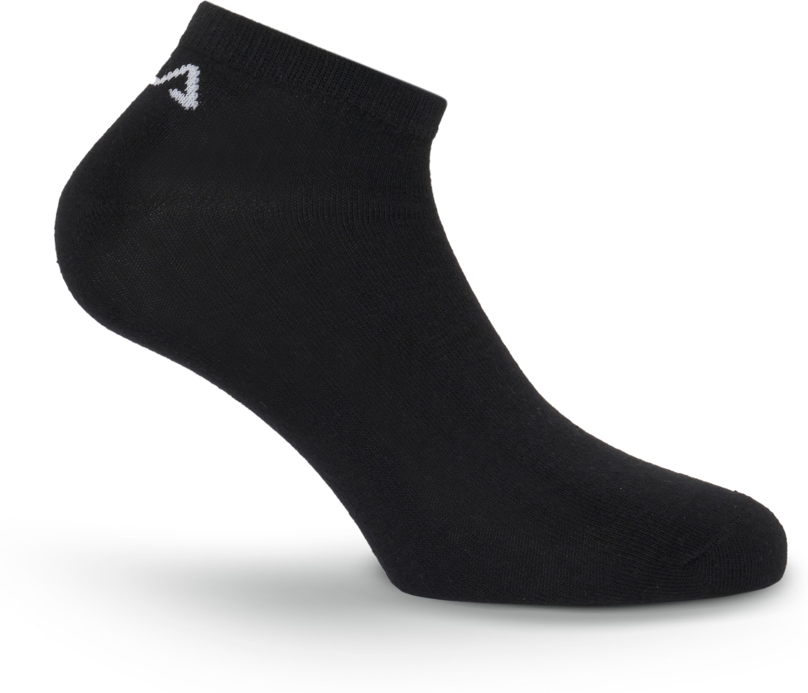 Fila "UNISEX INVISIBLE PLAIN SOCKS" 3 Paar, mit eingestricktem Logo an der Ferse 3x schwarz 35-38, Sockengrösse