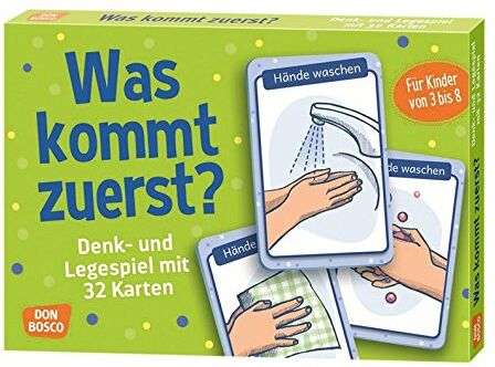 Jeanette Boetius - Was kommt zuerst?: Denk- und Legespiele mit 32 Karten für Kinder von 3 bis 8. (Denk- und Legespiele für Kinder) - Preis vom 30.09.2026 09:01:18 h