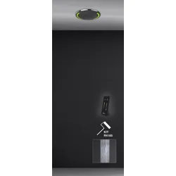 Gessi Colour, Multifunktions Dusch-Einbau-System, rund, Durchmesser 355mm, Strahlart Regen, inklusive Lichteffekt, 57823238