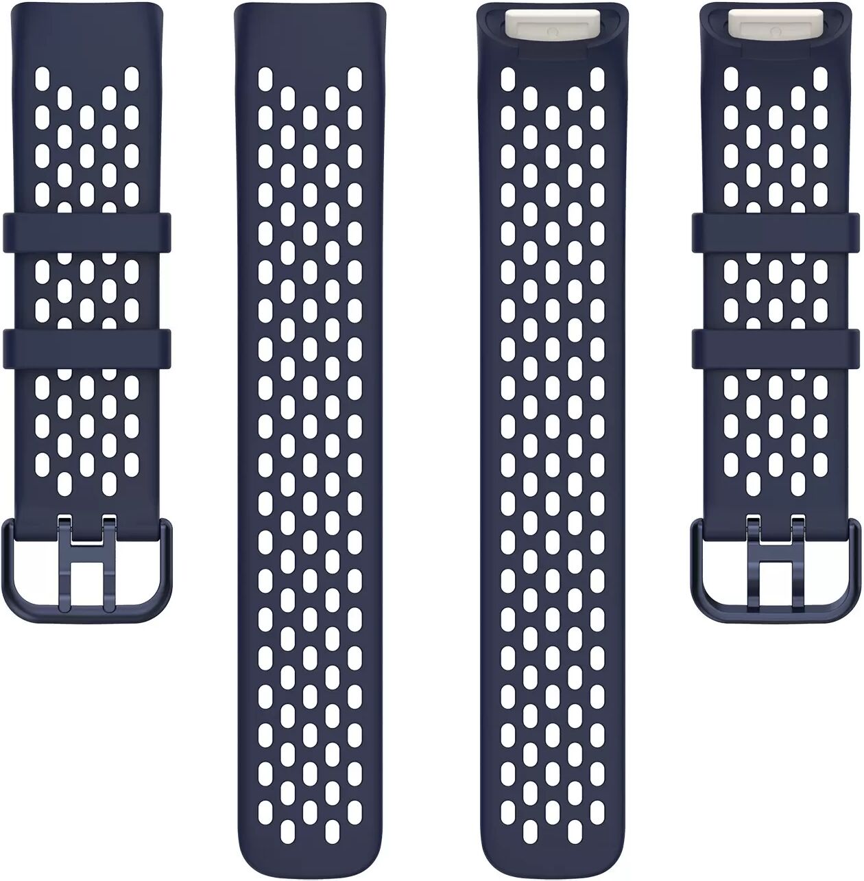 INF Silikonarmband für Fitbit Charge 6/5 Dunkelblau