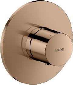 Axor One inbouwthermostaat met safety stop, gepolijst roodgoud