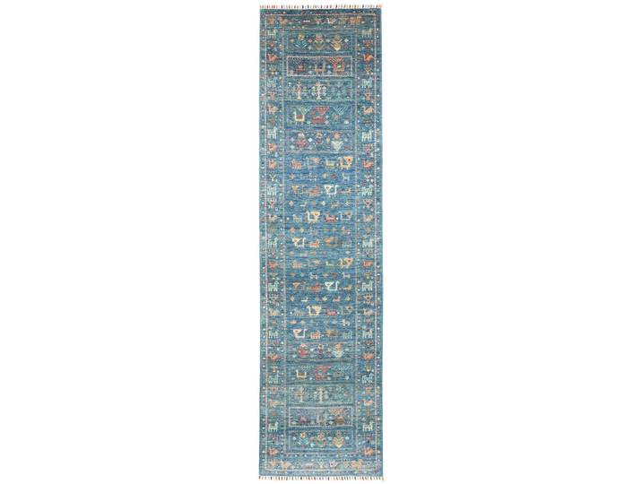 Arijana Teppich 82x300 Handgeknüpft Orientteppich Läufer Wolle