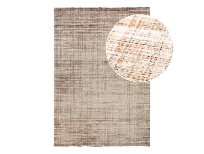 Kurzflorteppich Fira Braun/Braun/Creme 200 x 290cm Polyethylenterephthalat