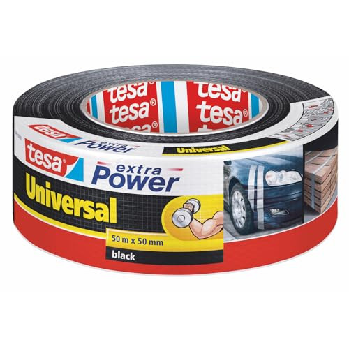 tesa extra Power Universal Ducttape - Zwart - 50 m x 50 mm