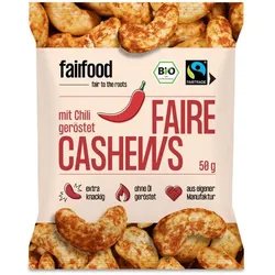 Faire Cashews - Chili geröstet 50g