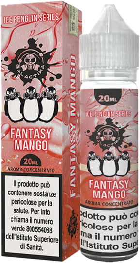 Galactika Fantasy Mango Pinguini Liquido Shot 20ml Mango Ghiaccio