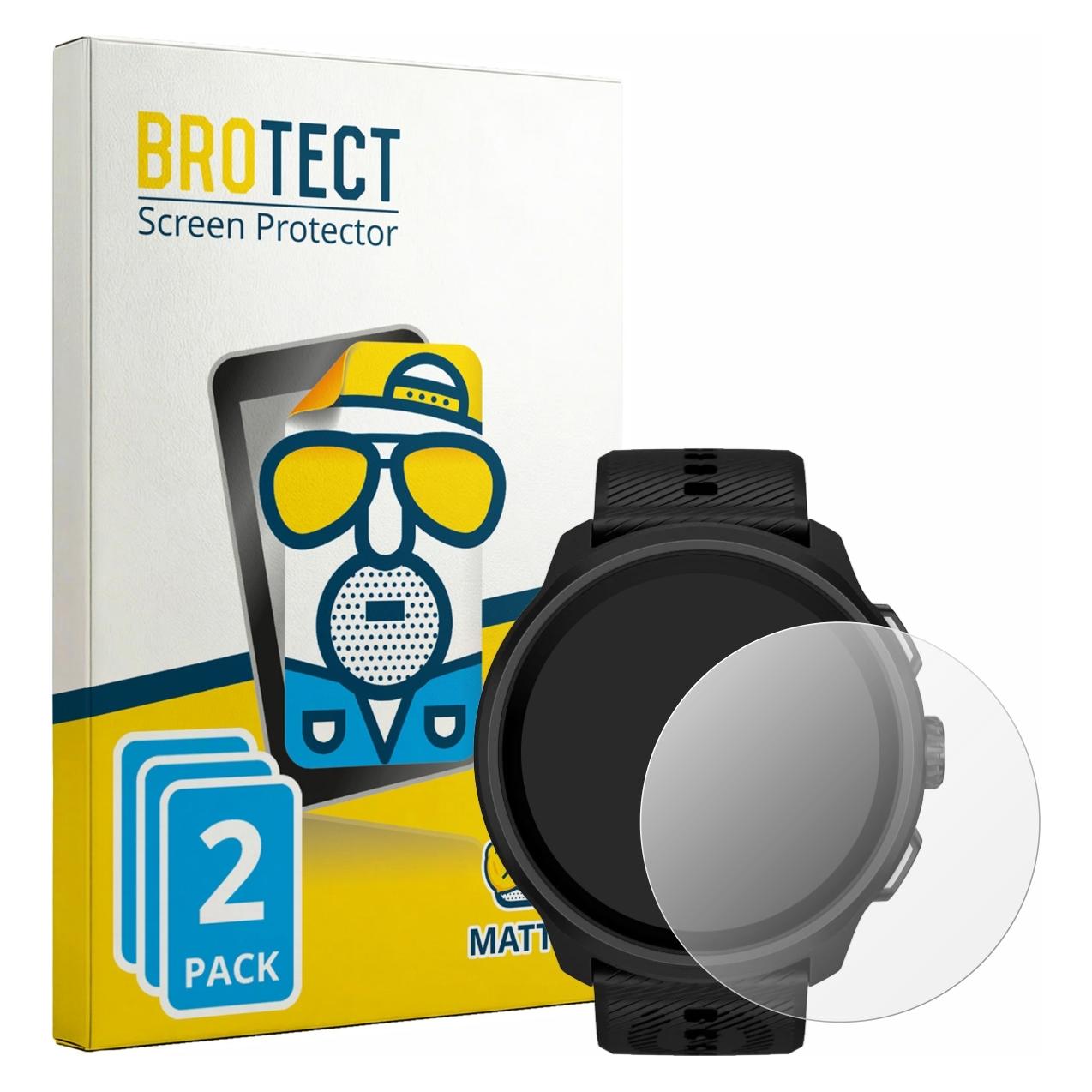 Brotect Entspiegelungsfolie für Suunto Run 2 Displayschutz Displayschutzfolie Folie Matt (1964811)