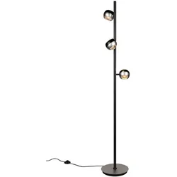 Trio Select LED-Stehlampe Orbit Alu, Eisen, Stahl & Metall Silber Nickel matt