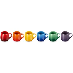 Le Creuset, Tasse, Set 6 Mugs Sphere various colours (320 ml, 6x)