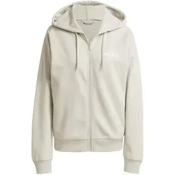 ADIDAS Damen Kapuzensweat Essentials Linear French Terry, Größe M in Braun Braun