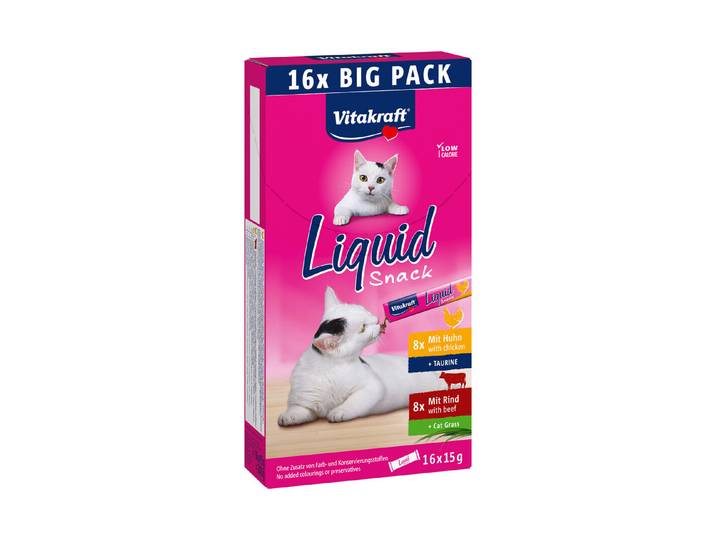 Vitakraft Liquid Katzensnack Multipack 16x15g