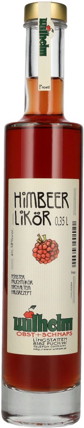 Wilhelm Spezialitäten Wilhelm Himbeerlikör 18% Vol. 0,35l