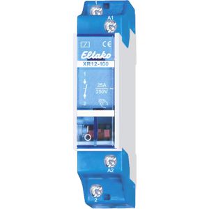 Eltako Installationsschütz XR12-100-230V, 1 TE, brummfrei, 25 A, 230 V, 1x NO (Schließer), 1-polig