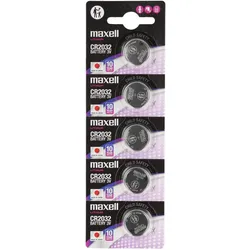 Maxell CR2032 Lithium Batterie IEC CR 2032 100 Stück Sparset (100 Stk., 210 mAh), Batterien + Akkus