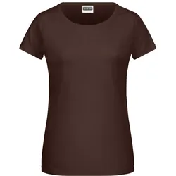 James & Nicholson Damen Bio T-Shirt 8007 brown S