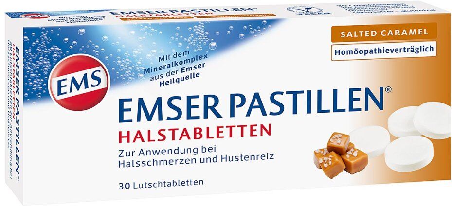 Emser Pastillen Halstabletten salted Caramel