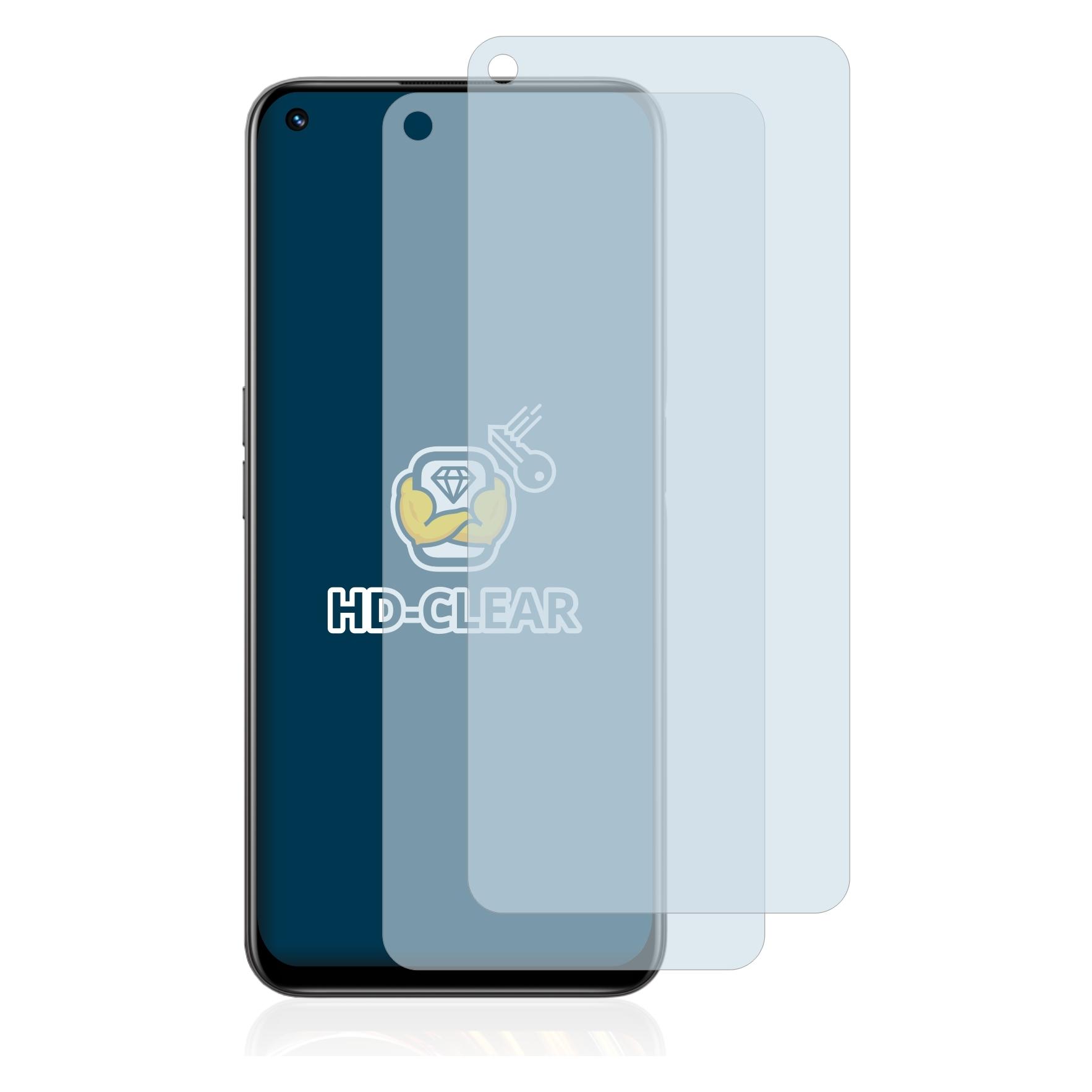 Brotect Schutzfolie für realme 8i Displayschutz Displayschutzfolie Folie Klar Transparent (2 Stk., Realme 8i) (1842858)