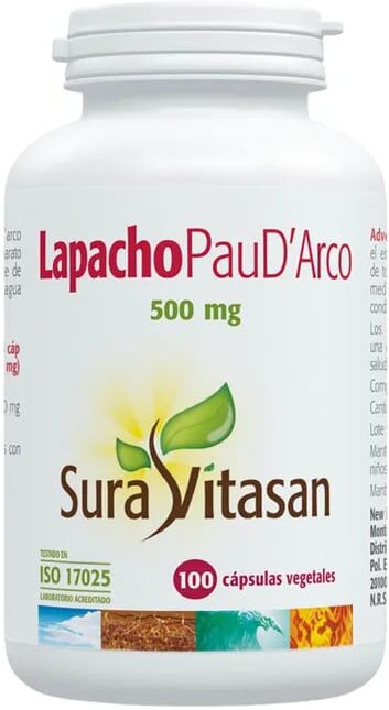 Sura Vitasan Lapacho Pau D'Arco 500 mg 100 VCaps