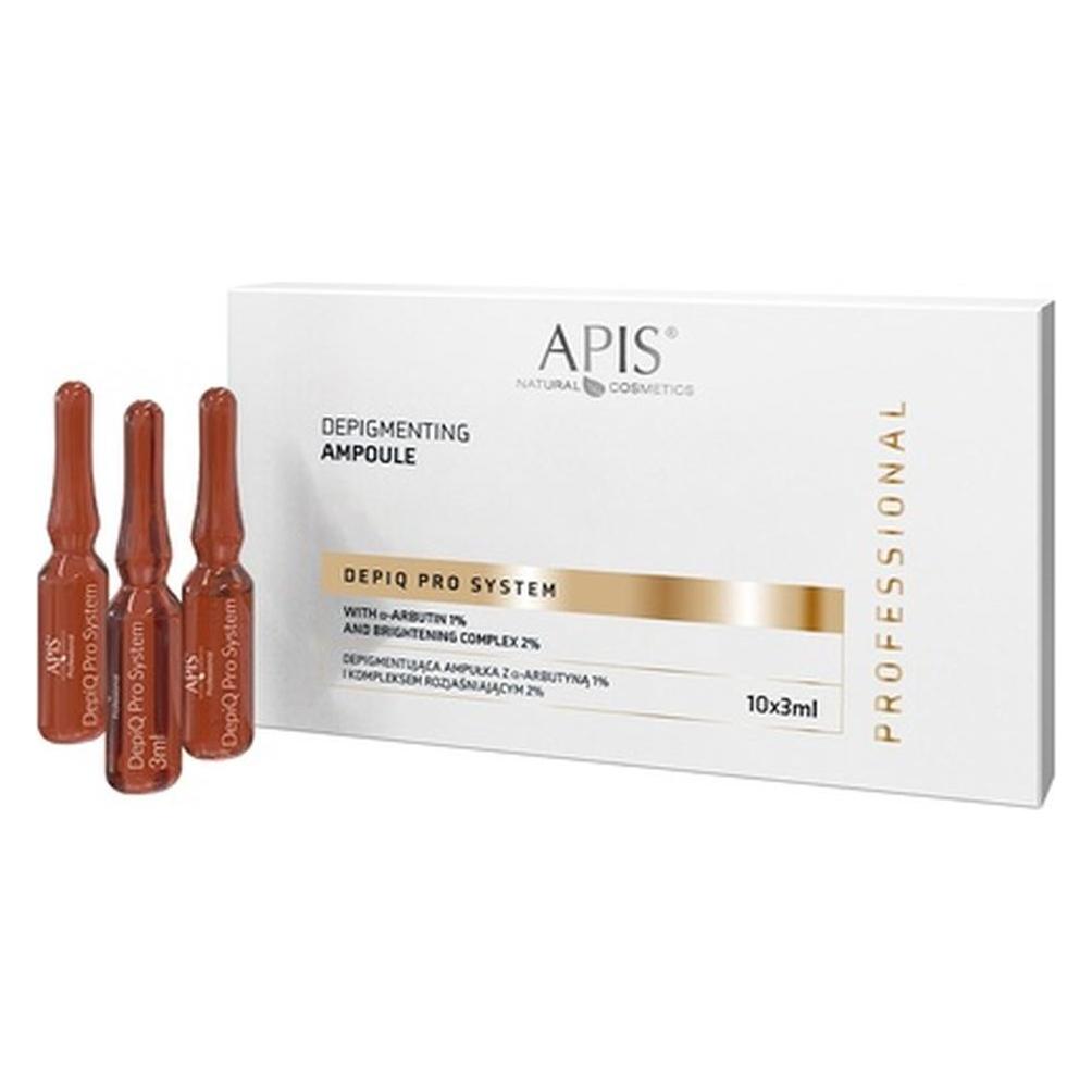 Apis Natural Cosmetics Apis Depiq Pro System Depigmenting Ampoule With A-Arbutin 1% And Brightening Complex 2% 10X3Ml (30 ml) (45149748)