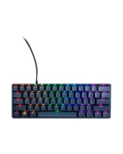 Razer Huntsman Mini Tastatur Hintergrundbeleuchtung USB-C QWERTZ Deutsch Tastenschalter: Clicky Optical Purple Schwarz (RZ03-03391700-R3G1)