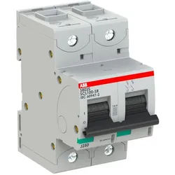 ABB S802S-SCL100-SR Kurzschlussstrombegrenzer, 2polig, 100A 690V AC, 50kA, IEC 90647-2, Uimp=8kV 2CCS802901R0639 S802SSCL100SR
