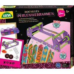 Lena - Rocailles Perlenwebrahmen, Faltschachtel