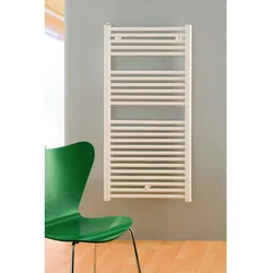 Handtuchheizkörper Badheizkörper Linear in Weiß - 1650x500x30 mm, 910 Watt
