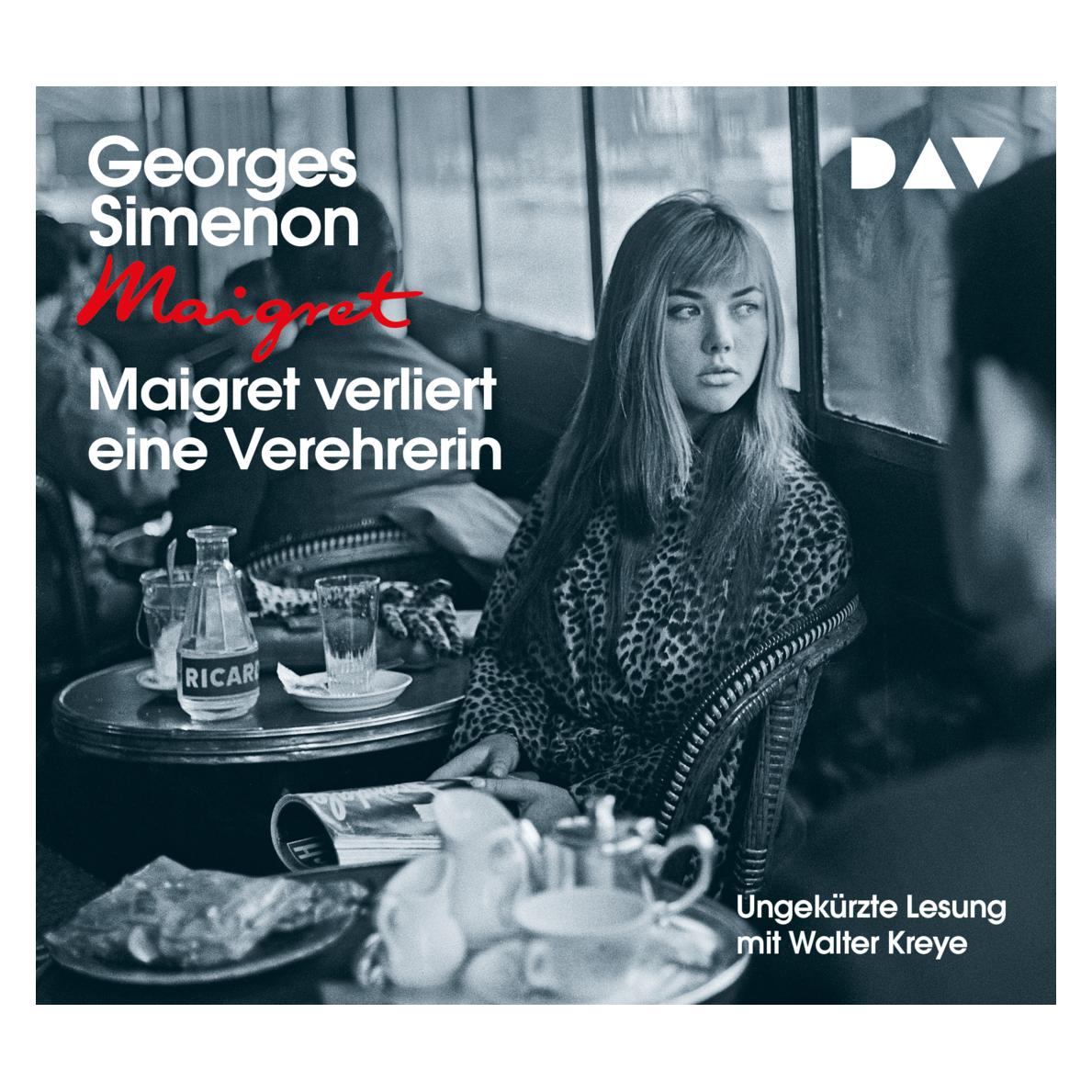 Audio Verlag Maigret verliert eine Verehrerin (Barbara Klau, Georges Simenon, Hansjürgen Wille, Julia Becker, Walter Kreye, Wolfgang Stockmann, Deutsch) (16244572)