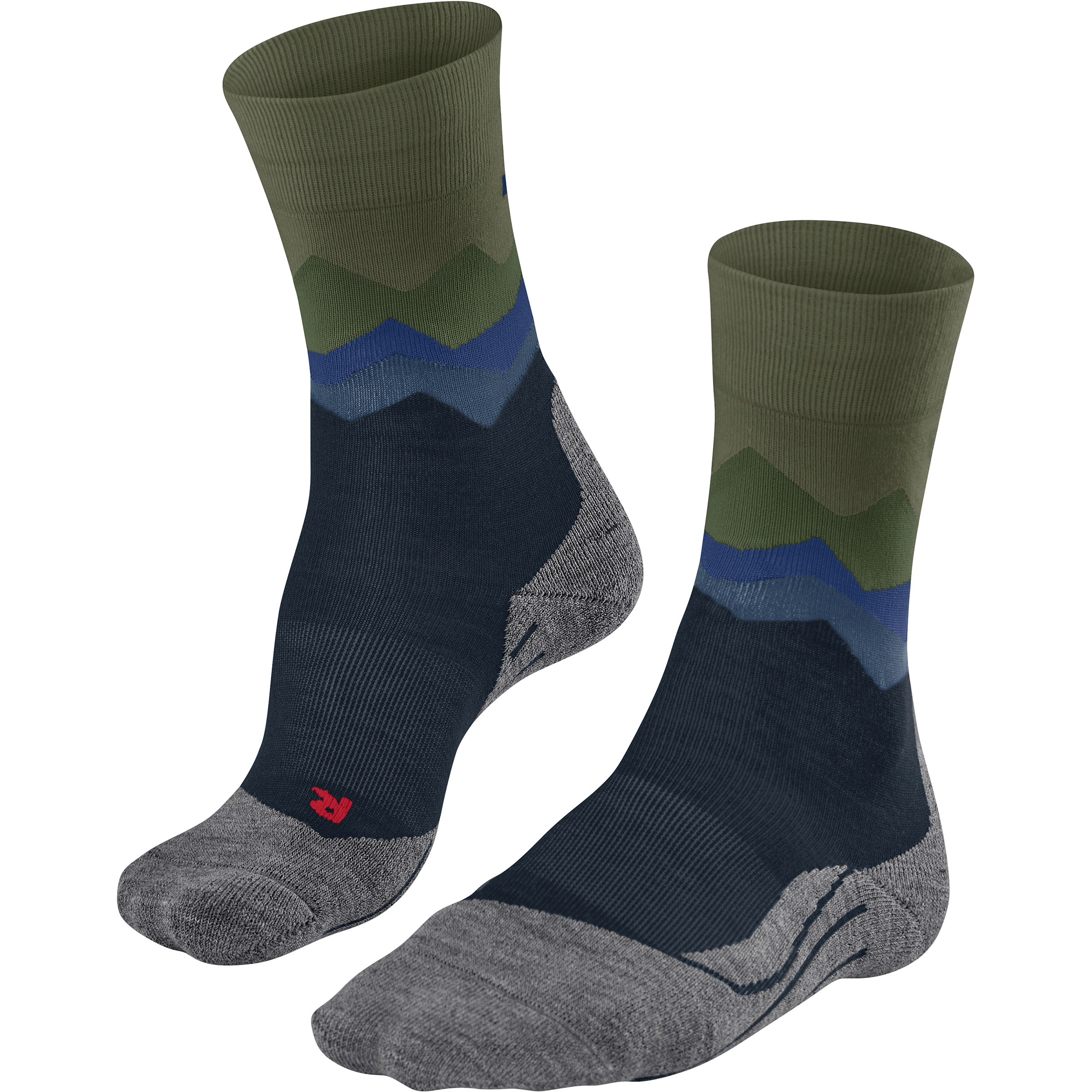 Falke TK2 Crest Herren Wandersocken blau Größe 42 Camping Atmungsaktiv