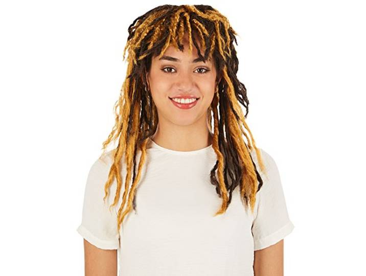 Dressforfun Vrouwenpruik neanderthalervrouw