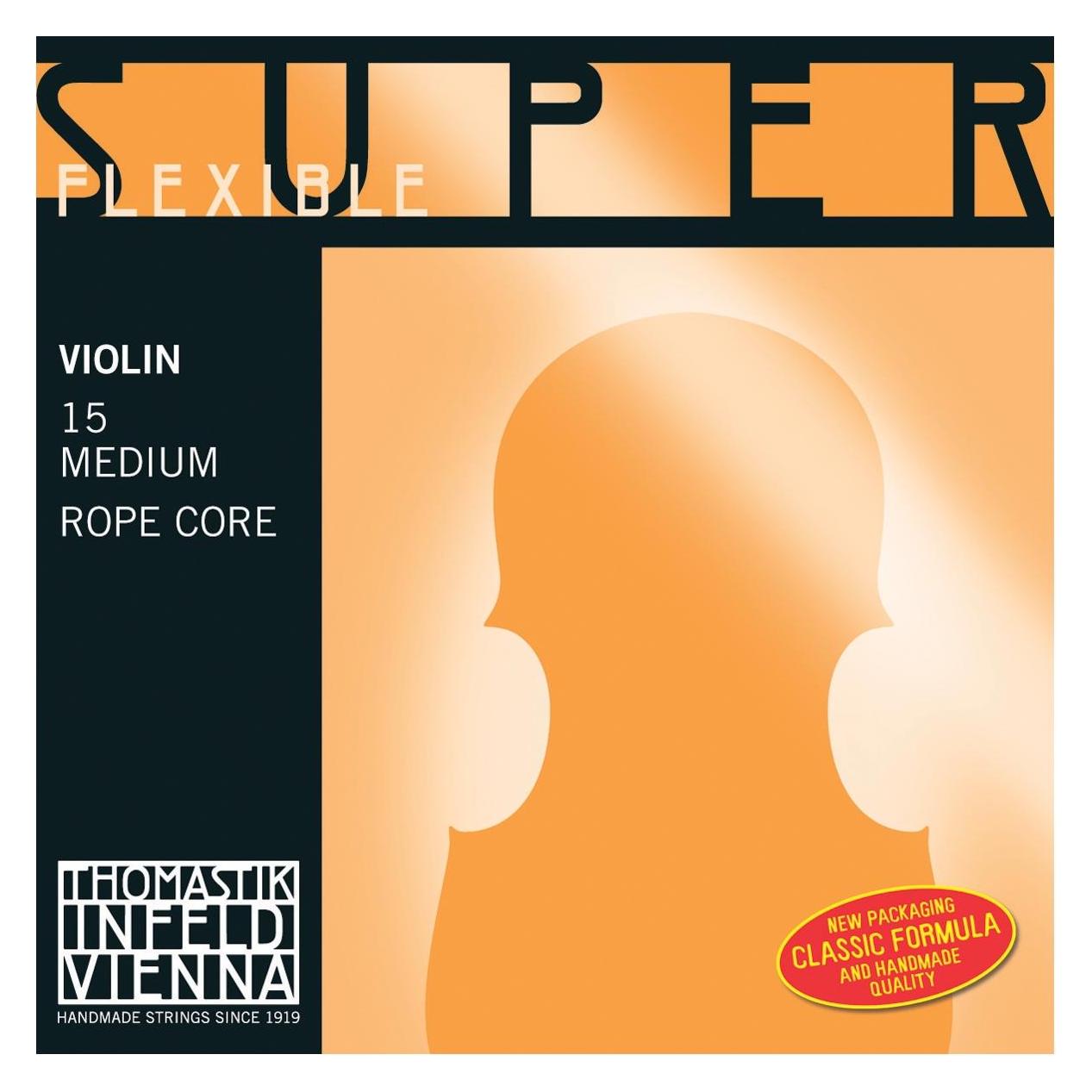 Thomastik Superflex Med. 4/4 (4x, Violine) (15 Satz)