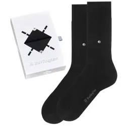 Burlington Basic Gift Box Men Socks Schwarz Gr 40/46 Herren