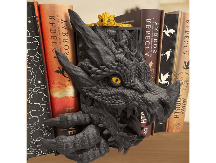 Bibliothèque créative décorative en résine, artisanat Dragon américain, décoration de la maison, livre Dragon, rend les petits ornements