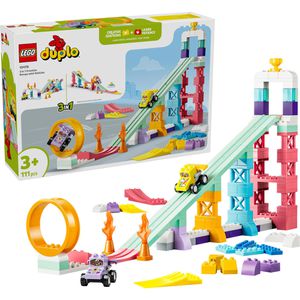 LEGO-DUPLO 10478 Kreative Sprungschanzen mit kleinen Flitzern 3-in-1-Set, ab 3 Jahre, 111 Teile