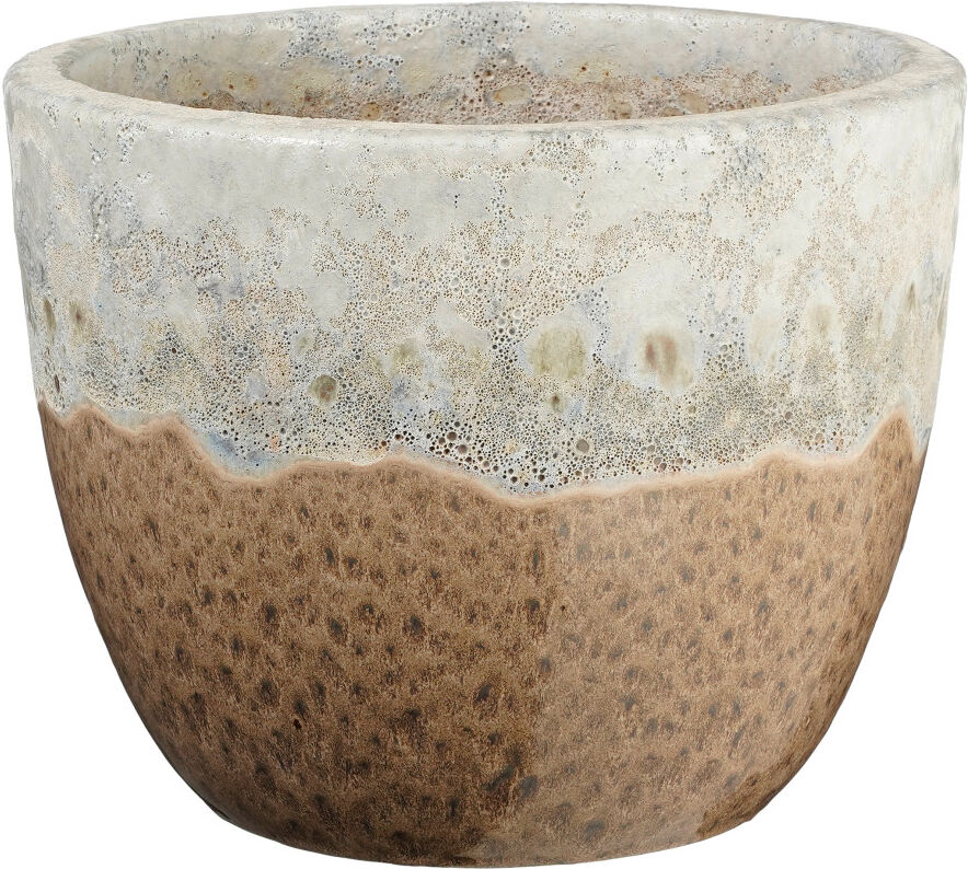 Mica Decorations Pflanztopf Picchu Ø 35 x 27 cm taupe