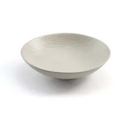 MEDARD DE NOBLAT Magma Elfenbein - Set mit 6 Salat- und Pastatellern