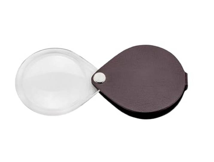 Eschenbach Vergrootglazen Classic inslagloep, karmijnrood, 60mm