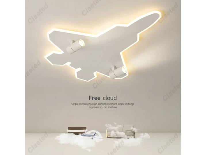Enfants chambre plafonnier avion lampe chambre d'enfants plafonnier bébé chambre luminaires fille garçon chambre éclairage