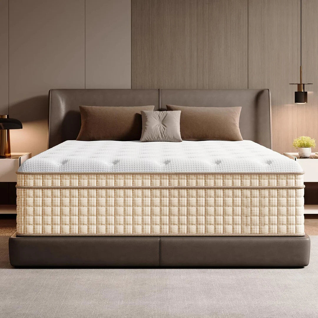 Langfang Liu tai Furniture 26cm Pillow Top 1000 Pocket Sprung Mattress Small Double (4')