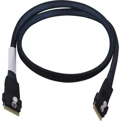 Microchip Technology ACK-I-SlimSASx8-SlimSASx8-0.8M 0,8 m Schwarz