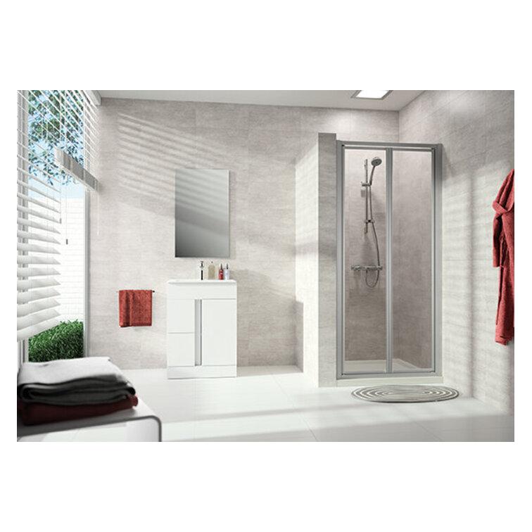 Hüppe Alpha 2 Pendeltür, 900x1900mm, vollgerahmt (90 cm, 190 cm) (A24504087264)