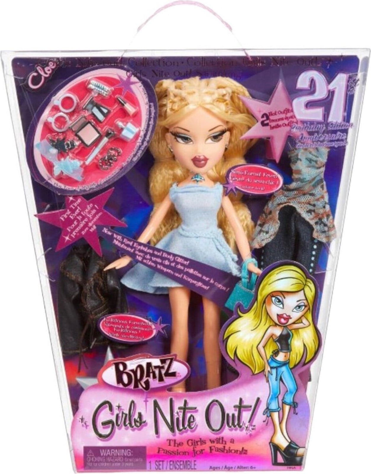 MGA Bratz Cloe Modepop voor Meisjes en Jongens, Meerkleurig