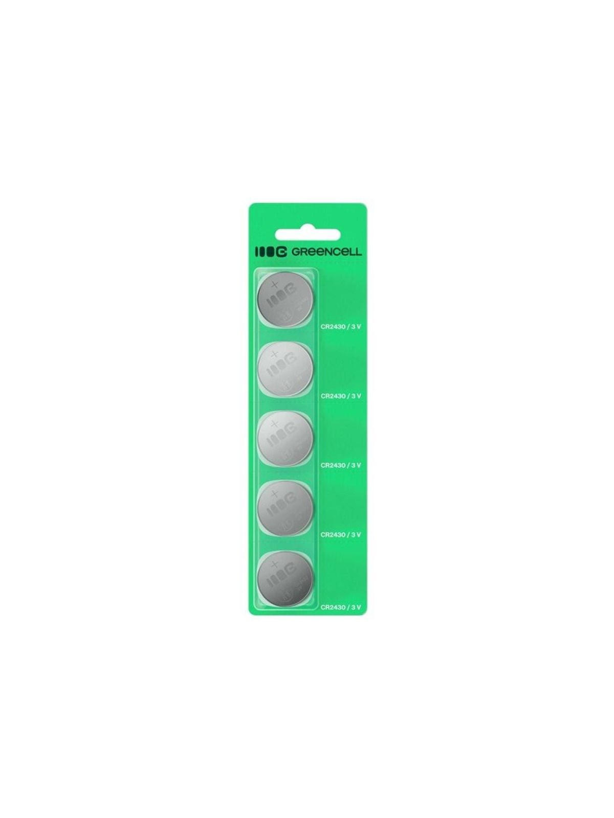 Green Cell battery - 5 x CR2430 - Li