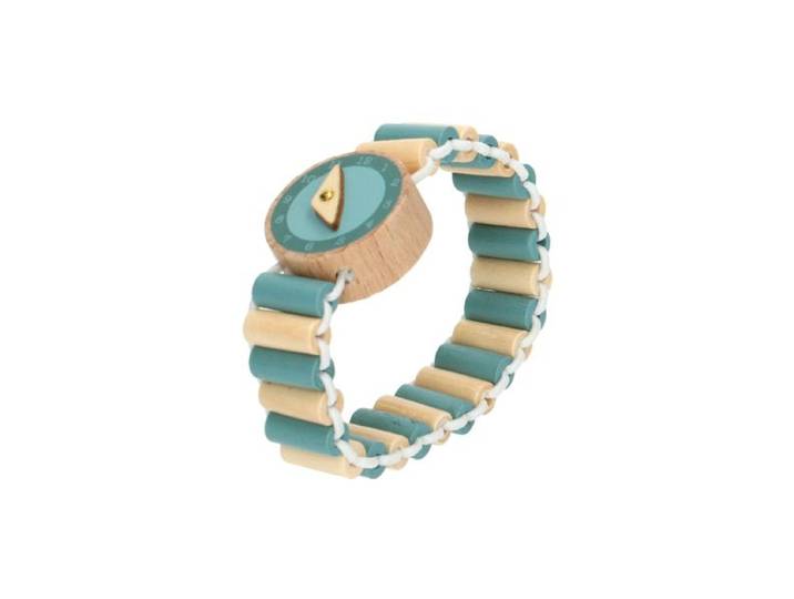 Horloge, hout, groen