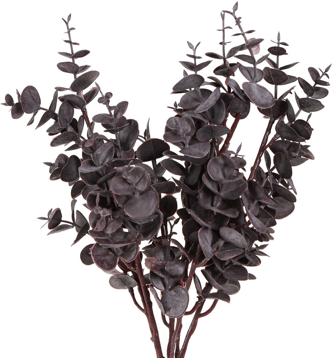 Set van 3 Kunst-eucalyptus Decoratieve takken Eucalyptus Violet, 38 cm