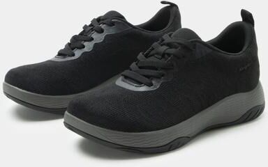 Women's IN8 Natural Toe Shape Supportive Athletic Shoes by Alegria in Black (Size 5 M)