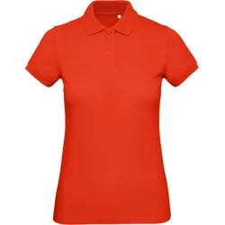 B&C Damen Bio Piqué Polo Inspire PW440 fire red XXL