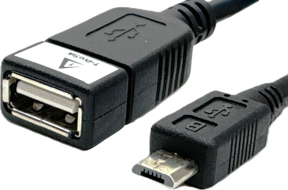 T-ProTek OTG Micro-USB kabeladapter voor gegevensoverdracht, compatibel met Samsung GT-S3350
