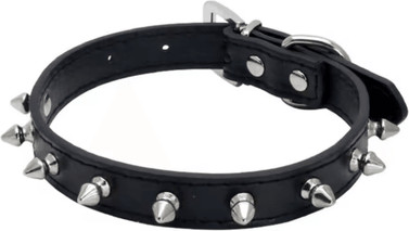 Inspire Picks Leather Spiked Pet Collar Adjustable Studded Neck Strap For Dogs & Cats 3 42x2.0cm