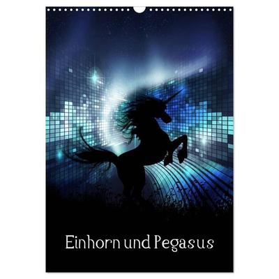Einhorn und Pegasus (Wandkalender 2027 DIN A3 hoch), CALVENDO Monatskalender